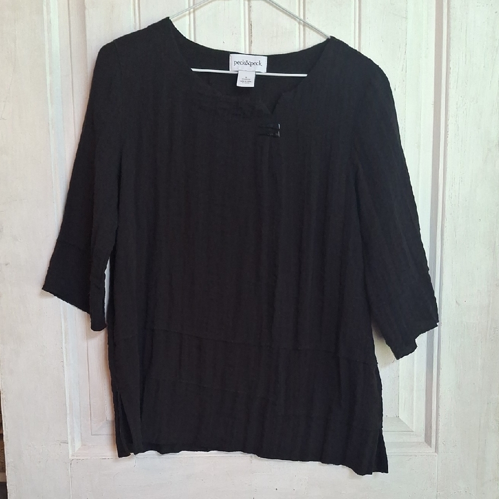 Peck & Peck Black Women's Blouse